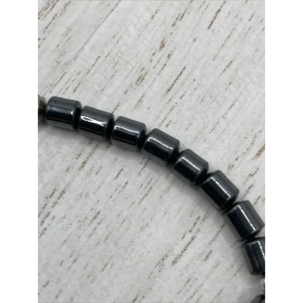 Unbranded hematite beaded